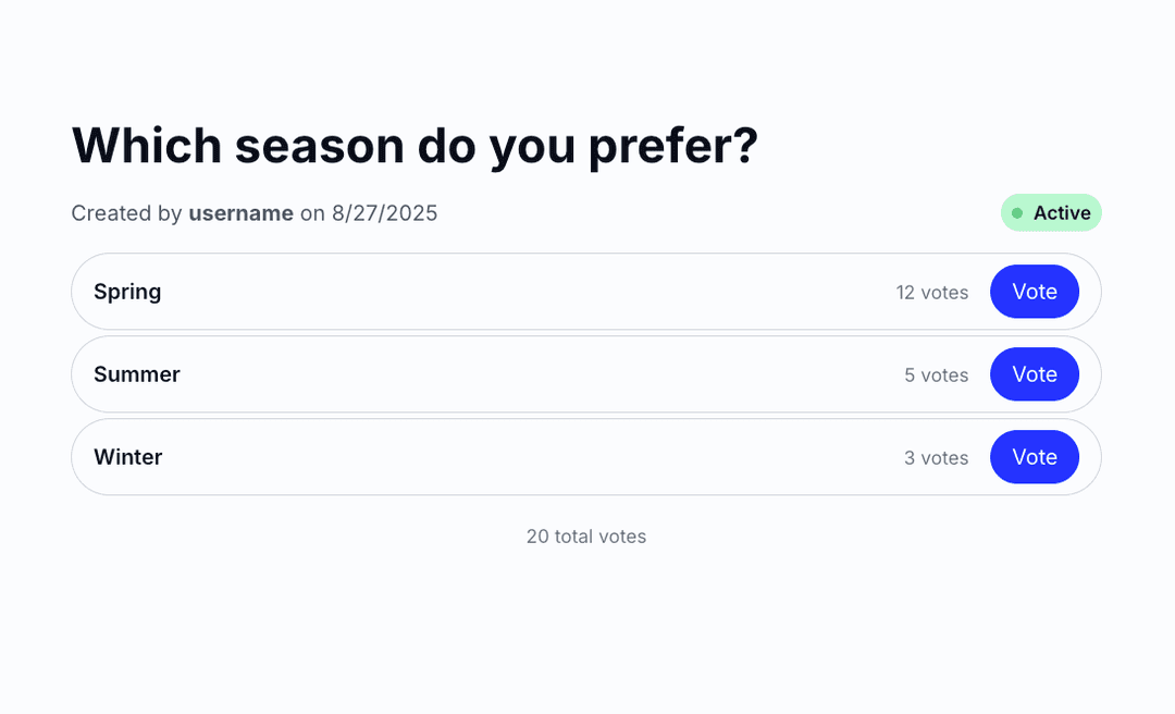 Poll